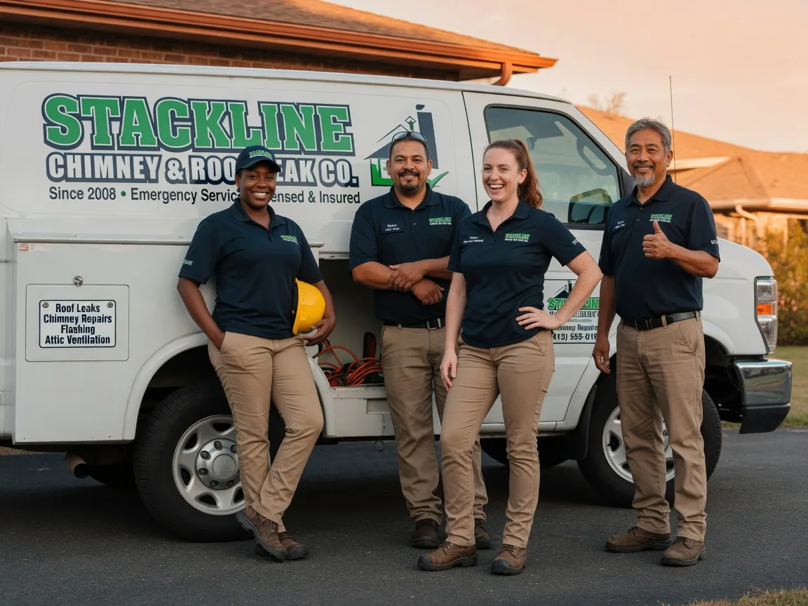 Chimney flashing repair company in New Germany, MN